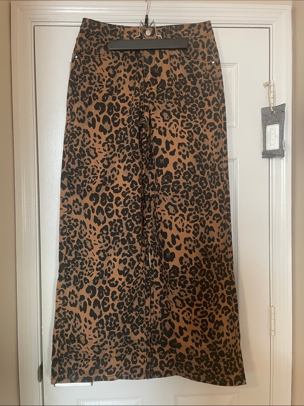 Fashion Nova Leopard Print Maxi Skirt - Brown/Black